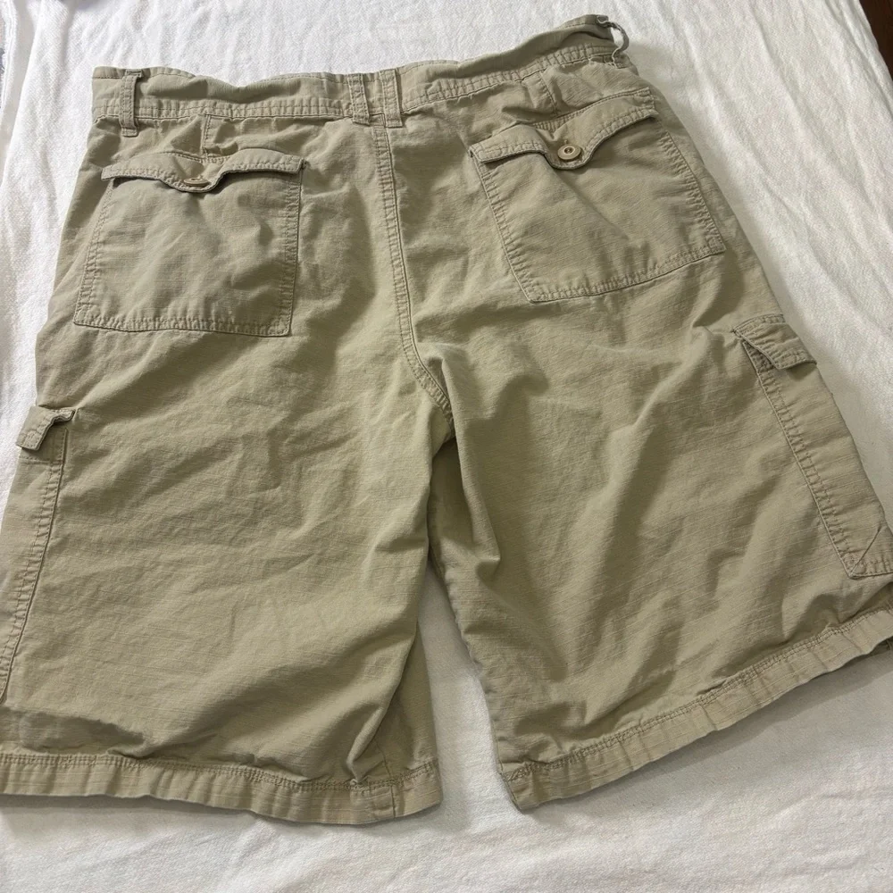 Y2K Company 81 Cargo Shorts Mens 36 Khaki Utility Skate Streetwear - Picture 4 of 14